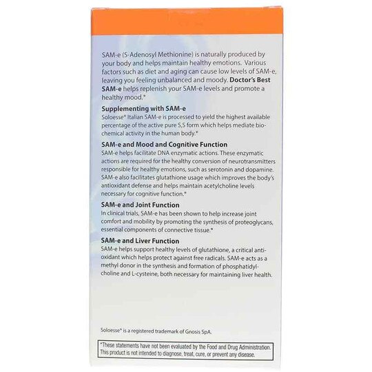 Double Strength SAM-e 400 Mg, DRB